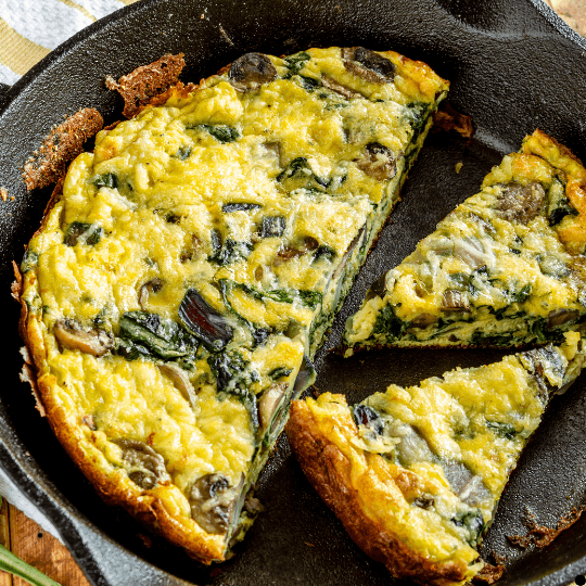 Quiche cu spanac și brânză de oaie